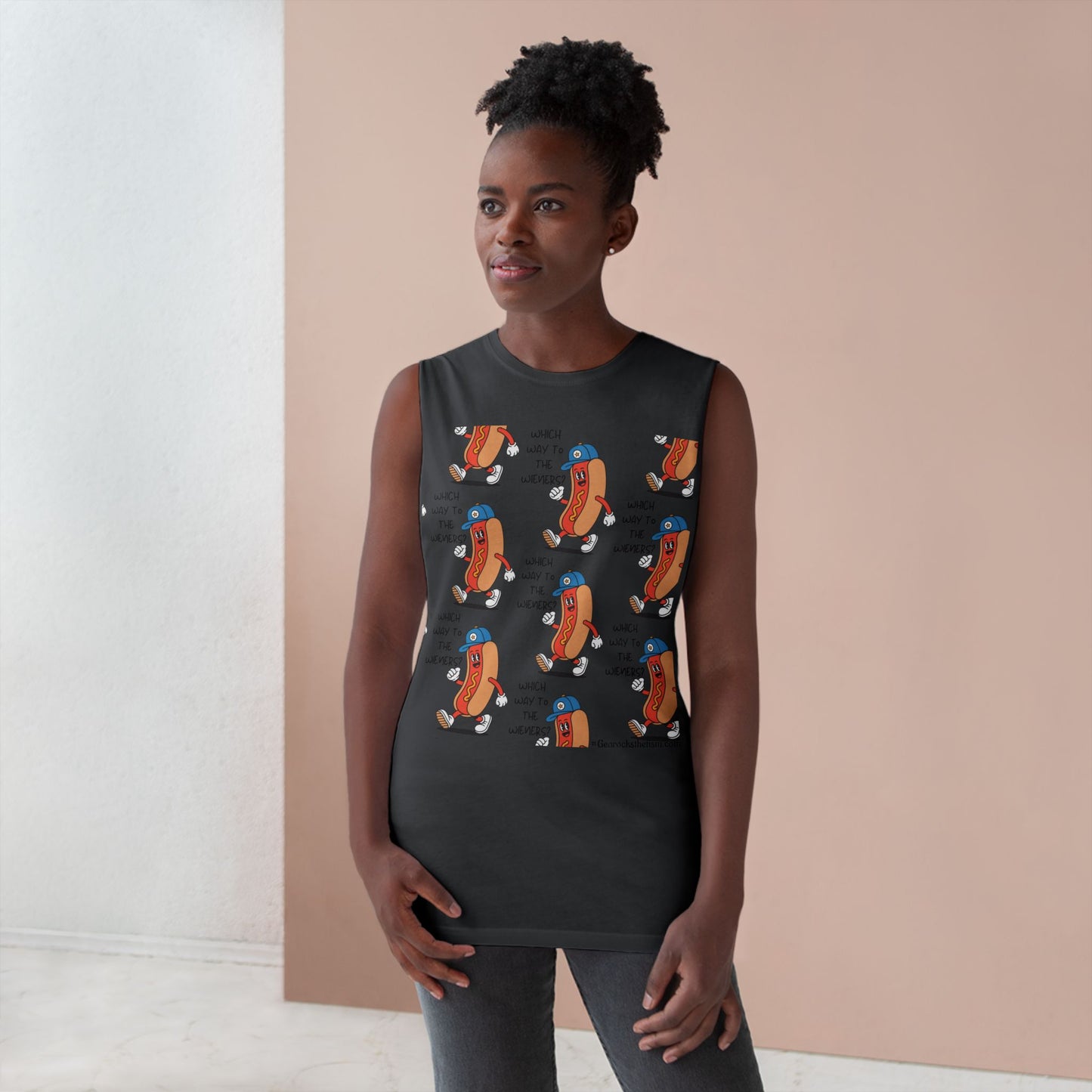 Unisex Hot Dog Era Muscle Tank