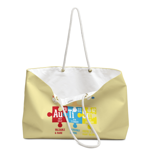 Au - Ti - Sm Periodic Table Tote Bag - Geo Rocks The 'Tism