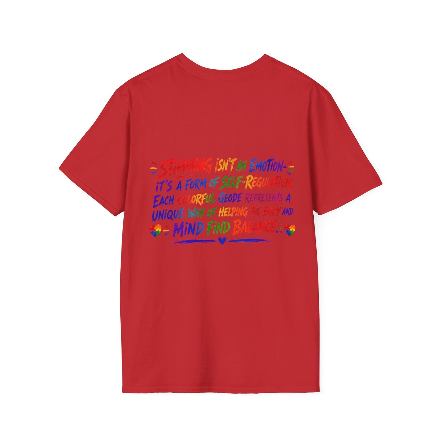 Geo Rocks the 'Tism Teen Stimming Geode "Stim Your Way" Tee - Geo Rocks The 'Tism