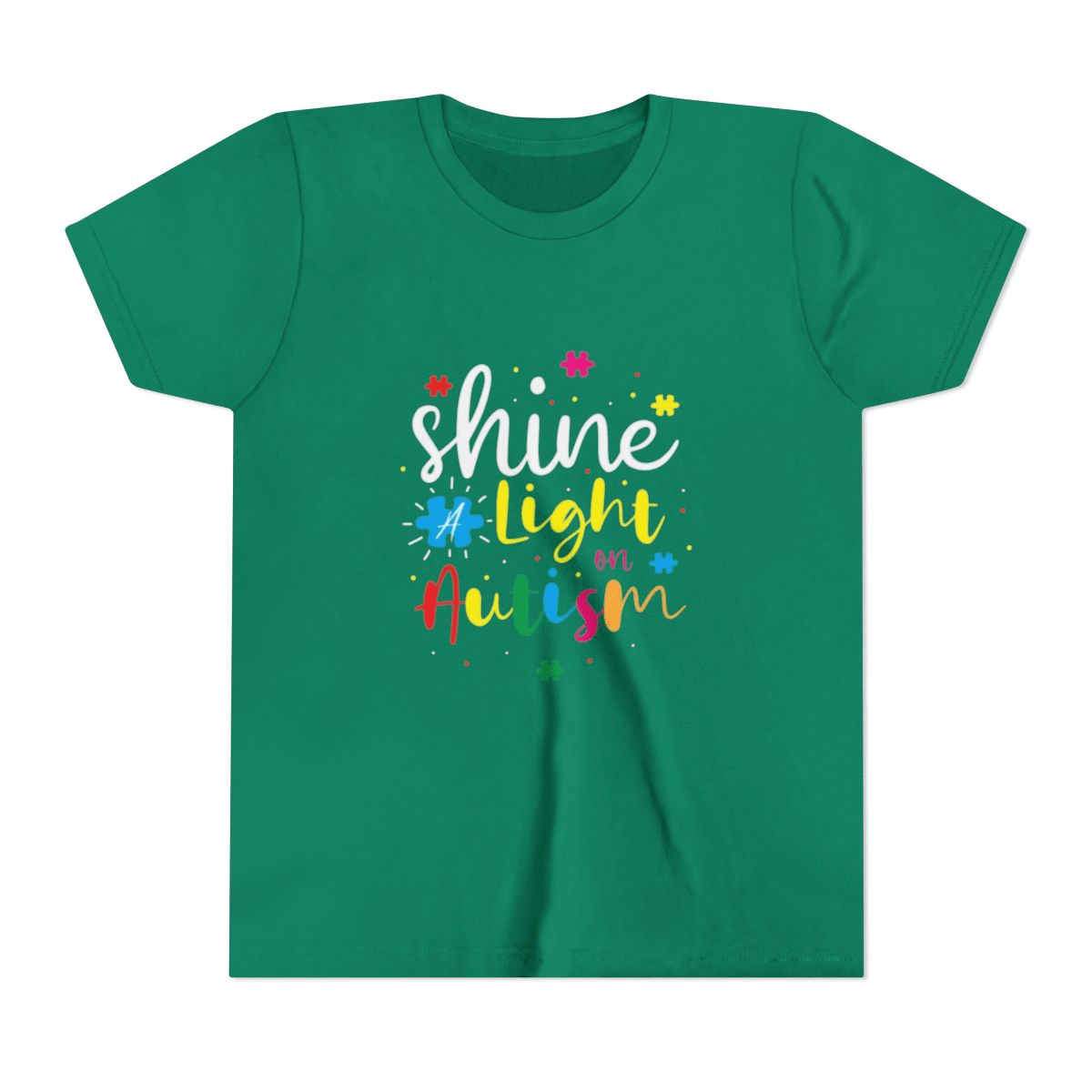 Shine a Light on Autism Kids Tee - Geo Rocks The 'Tism