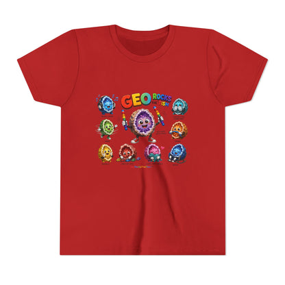 Stimming Colorful Geodes Education- Youth Tee