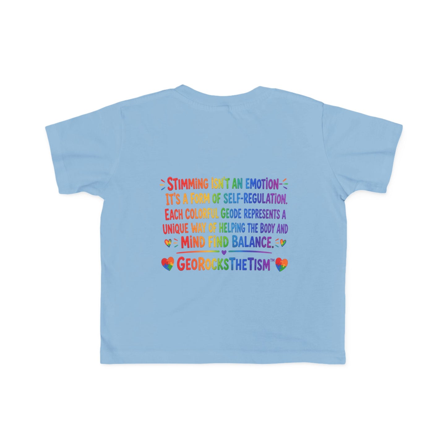 "Music Lover" Stimming Geode Autism Self Sensory Regulation Toddler Tee