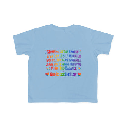 "Music Lover" Stimming Geode Autism Self Sensory Regulation Toddler Tee