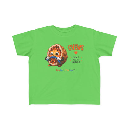 “Chews” Stimming Geode Autism Self Sensory Regulation Toddler Tee