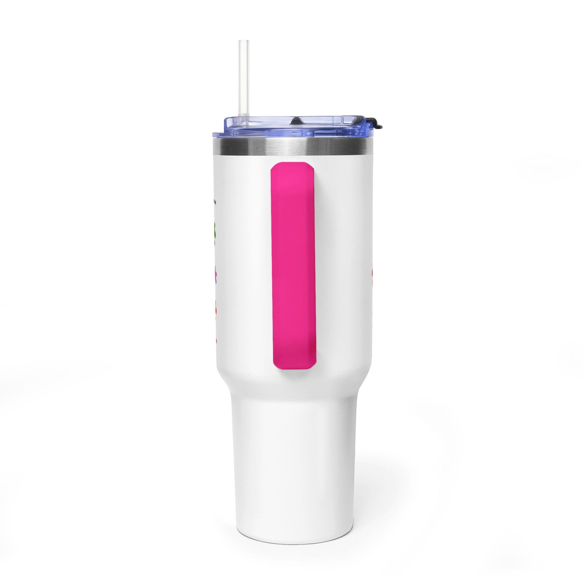 Autism Caregiver 40oz Thermal Tumbler – "Not Just a Caregiver" Insulated Travel Mug - Geo Rocks The 'Tism
