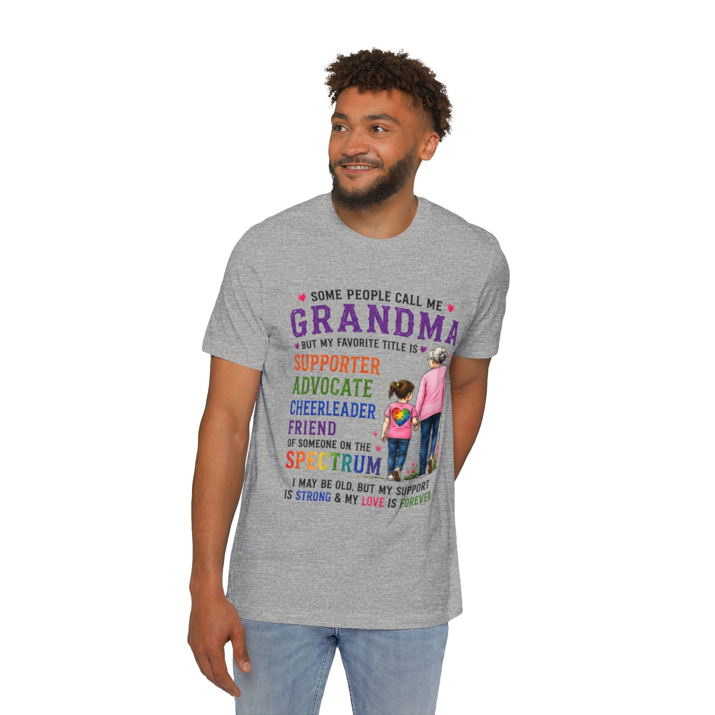 Grandma Autism Support T-Shirt – 'Some People Call Me Grandma' Advocate Tee - Geo Rocks The 'Tism