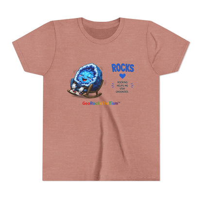 "Rocking" Stimming Geode -Autism Self Sensory Regulation Youth Tee