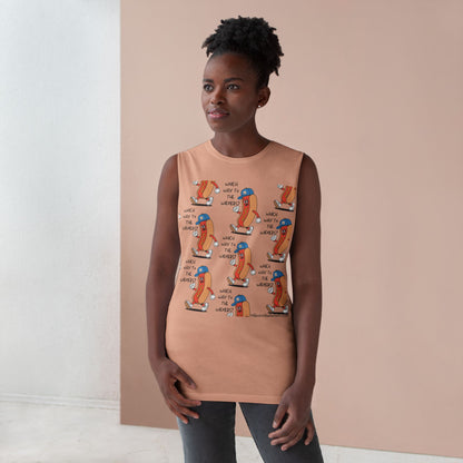 Unisex Hot Dog Era Muscle Tank