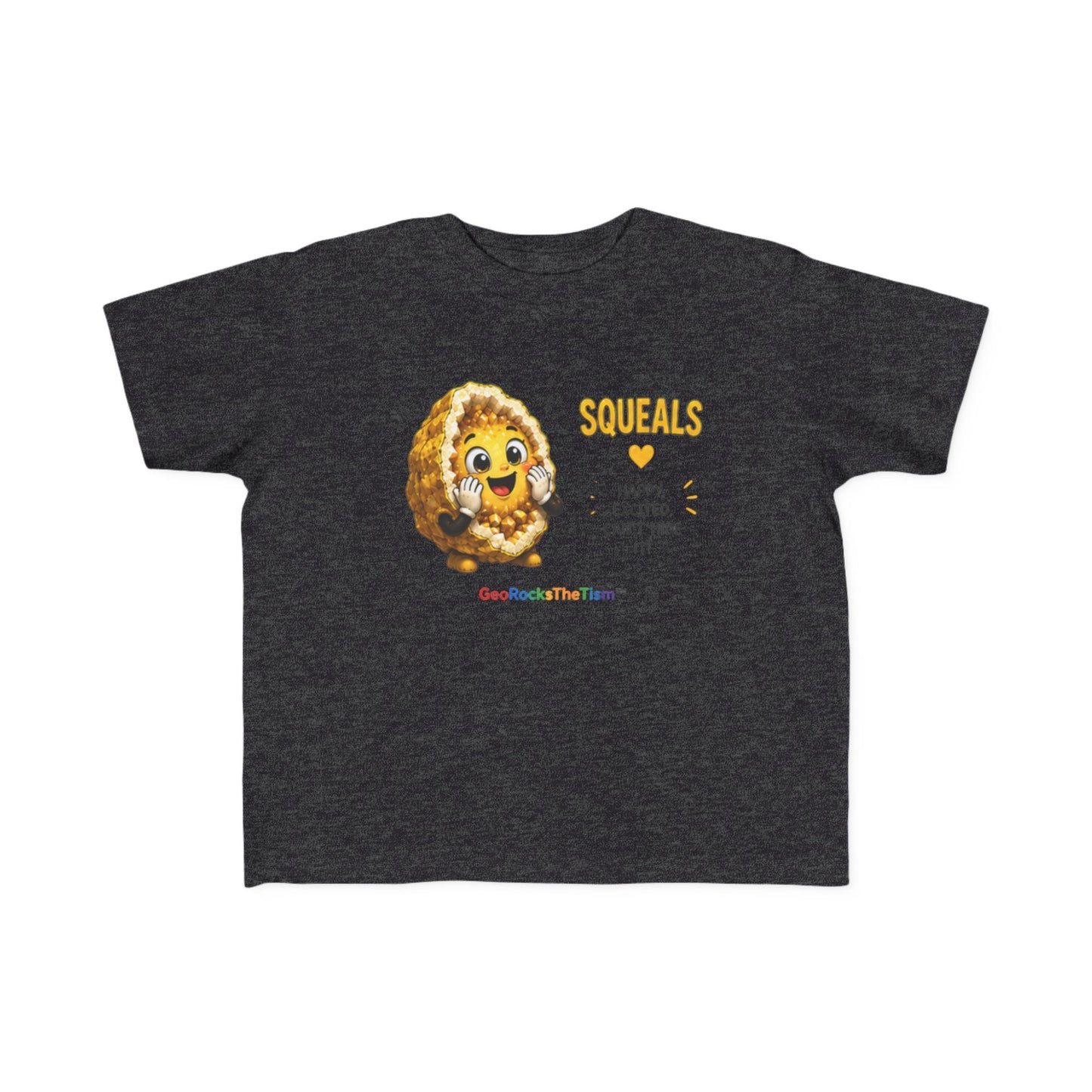 "Squeals" Stimming Geode Autism Self Sensory Regulation Toddler Tee