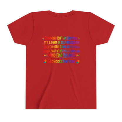 "Music Lover" Stimming Geode-Autism Self Sensory Regulation Youth Tee