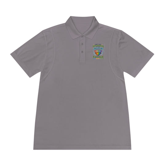 Men's Sport Polo Shirt — Embroidered Surf Shield Logo Performance Polo