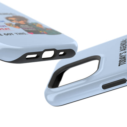 Nurse Mom Magnetic Impact-Resistant Phone Case — "Today's Agenda" Cute ER/Healthcare Gift - Geo Rocks The 'Tism
