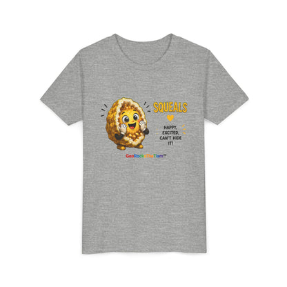 “Squeals” Stimming Geode -Autism Self Sensory Regulation Youth Tee