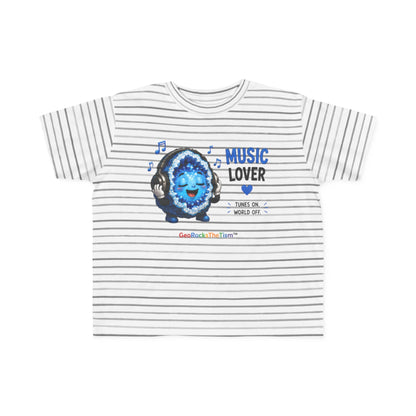 "Music Lover" Stimming Geode Autism Self Sensory Regulation Toddler Tee