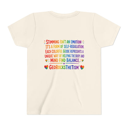 "CHEWS" Stimming Geode -Autism Self Sensory Regulation Youth Tee