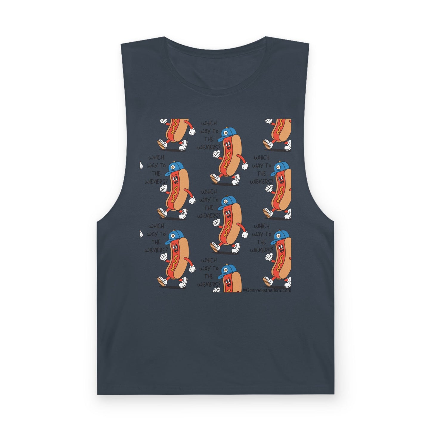 Unisex Hot Dog Era Muscle Tank