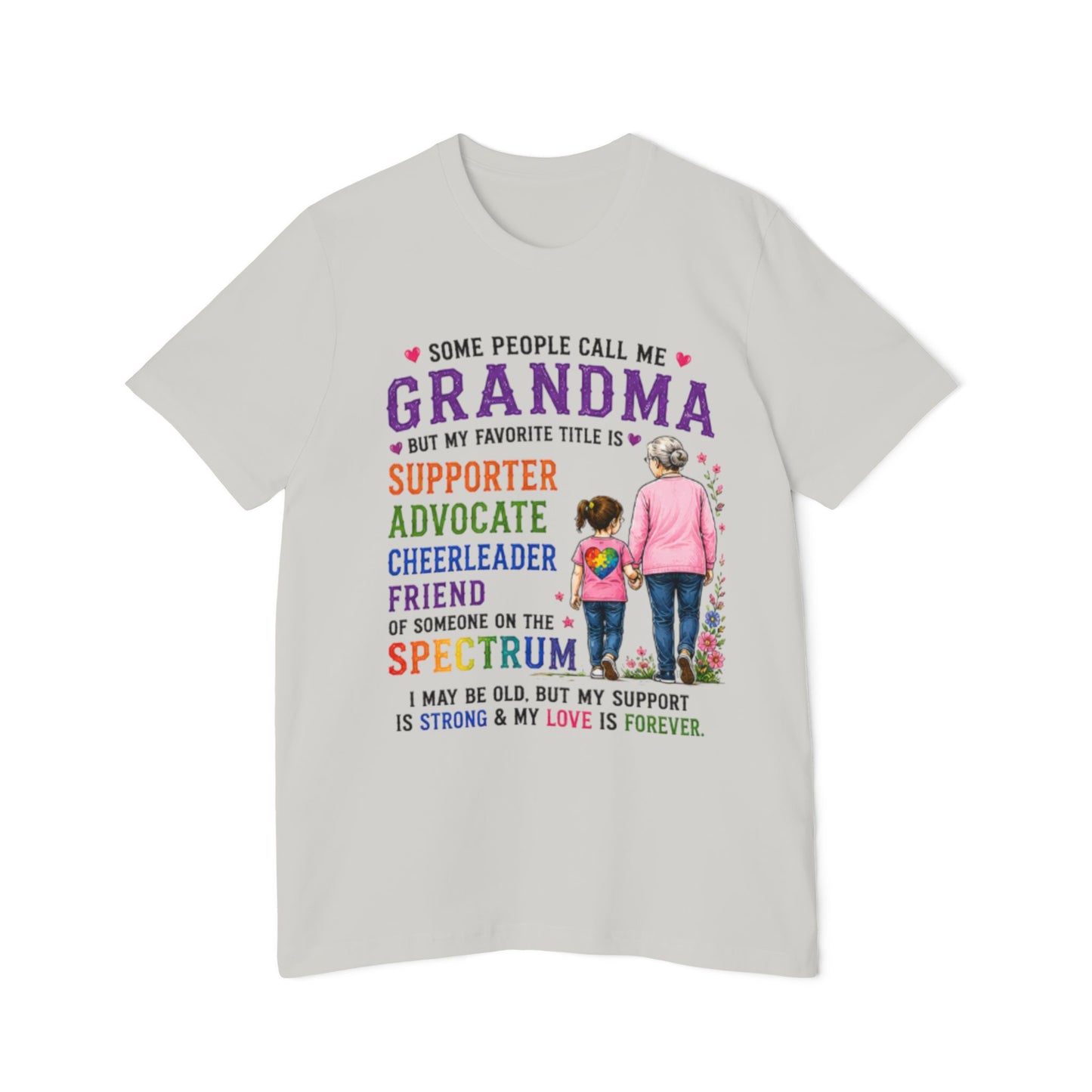 Grandma Autism Support T-Shirt – 'Some People Call Me Grandma' Advocate Tee - Geo Rocks The 'Tism
