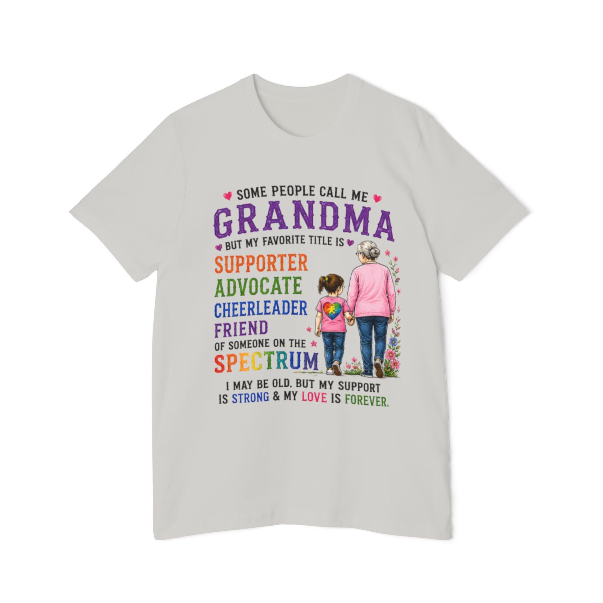 Grandma Autism Support T-Shirt – 'Some People Call Me Grandma' Advocate Tee - Geo Rocks The 'Tism