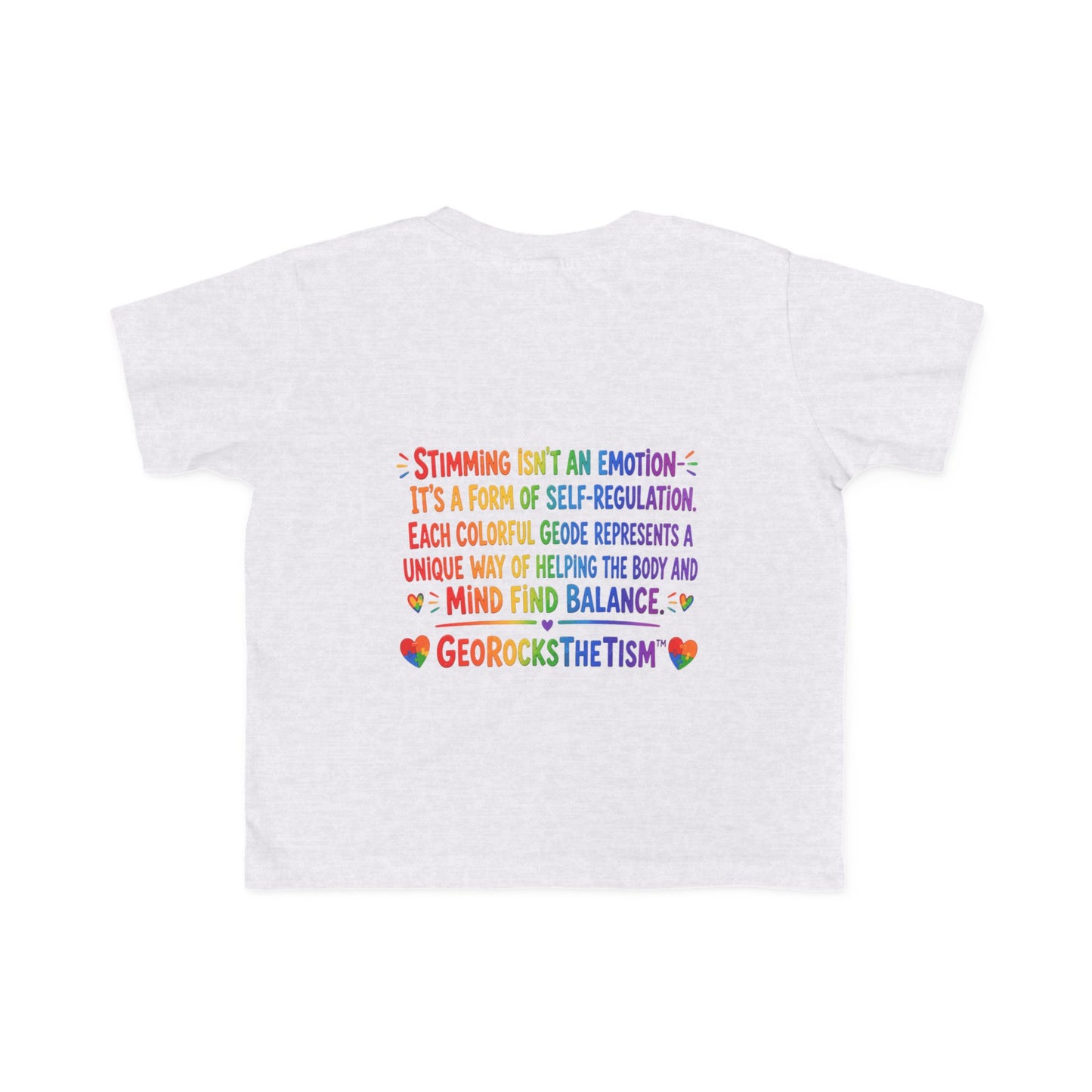 "Squeals" Stimming Geode Autism Self Sensory Regulation Toddler Tee