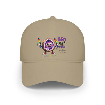 "Geo Flaps with Sticks" Stimming Geode -Autism Self Sensory Regulation Cap