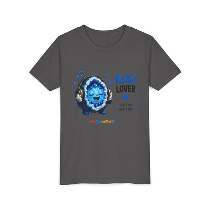 "Music Lover" Stimming Geode-Autism Self Sensory Regulation Youth Tee