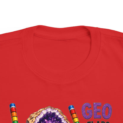 "Geo Flaps with Sticks" Stimming Geode Autism Self Sensory Regulation Toddler Tee