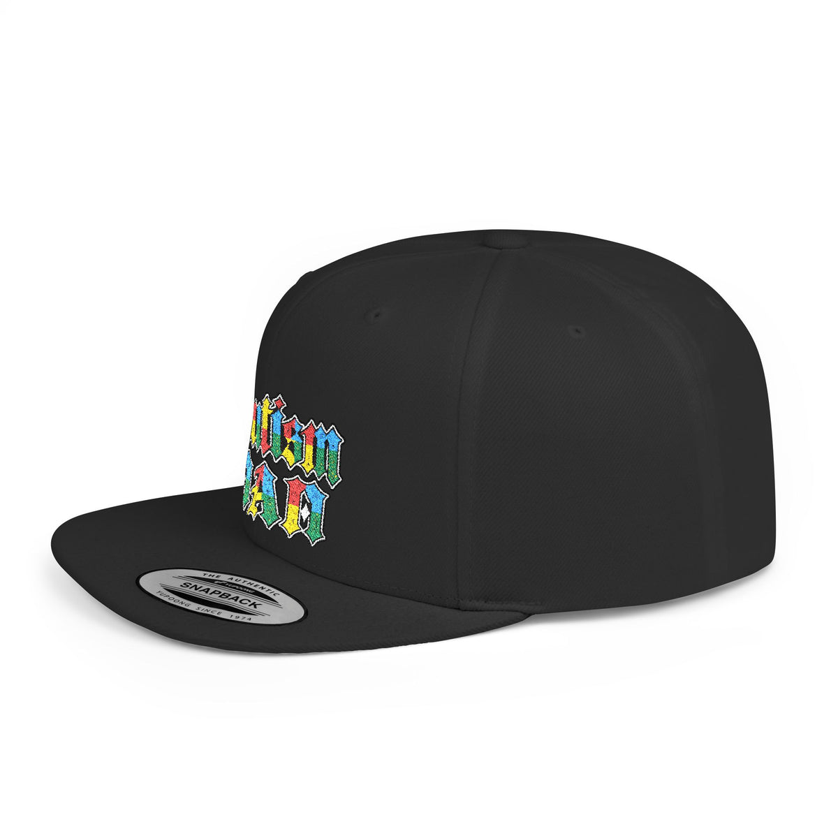 Autism Proud Dad Colorful Embroidered Snapback