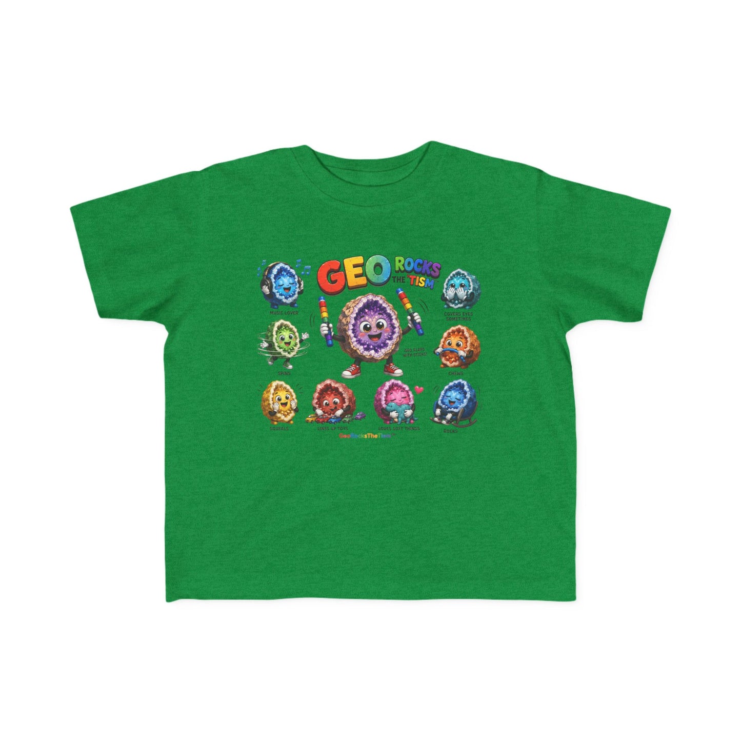 Educational Stimming Geode -Autism Self Sensory Regulation Toddler Tee