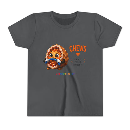 "CHEWS" Stimming Geode -Autism Self Sensory Regulation Youth Tee