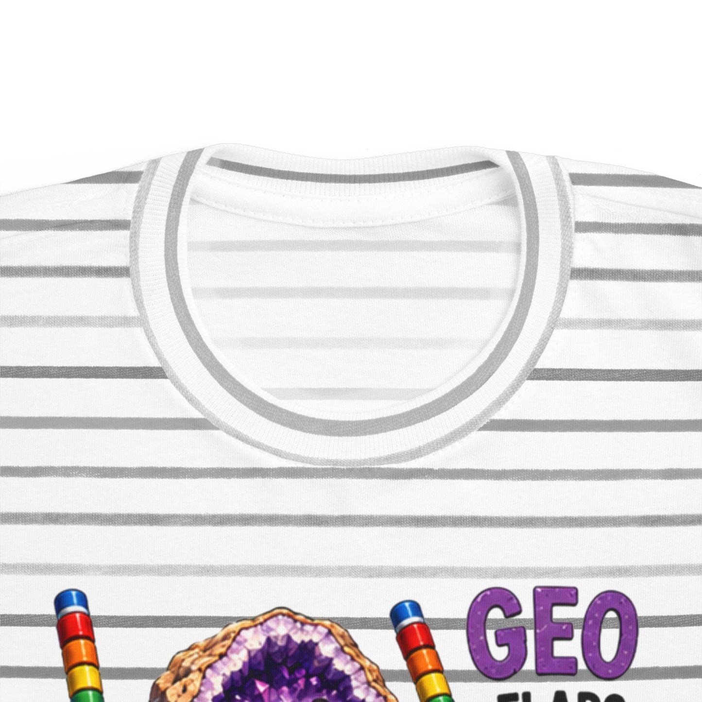 "Geo Flaps with Sticks" Stimming Geode Autism Self Sensory Regulation Toddler Tee