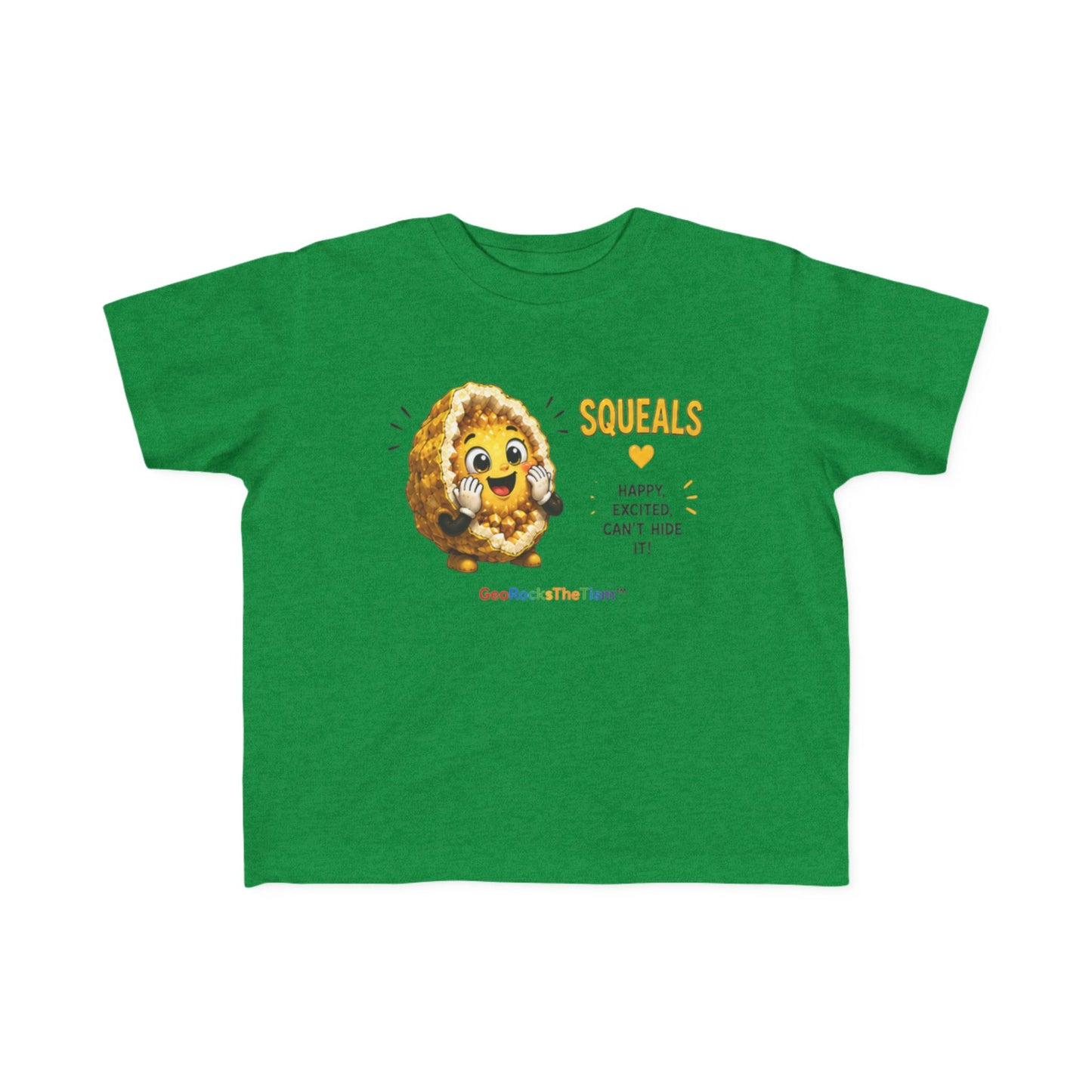 "Squeals" Stimming Geode Autism Self Sensory Regulation Toddler Tee