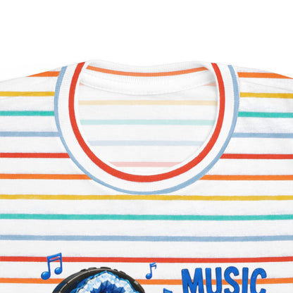 "Music Lover" Stimming Geode Autism Self Sensory Regulation Toddler Tee