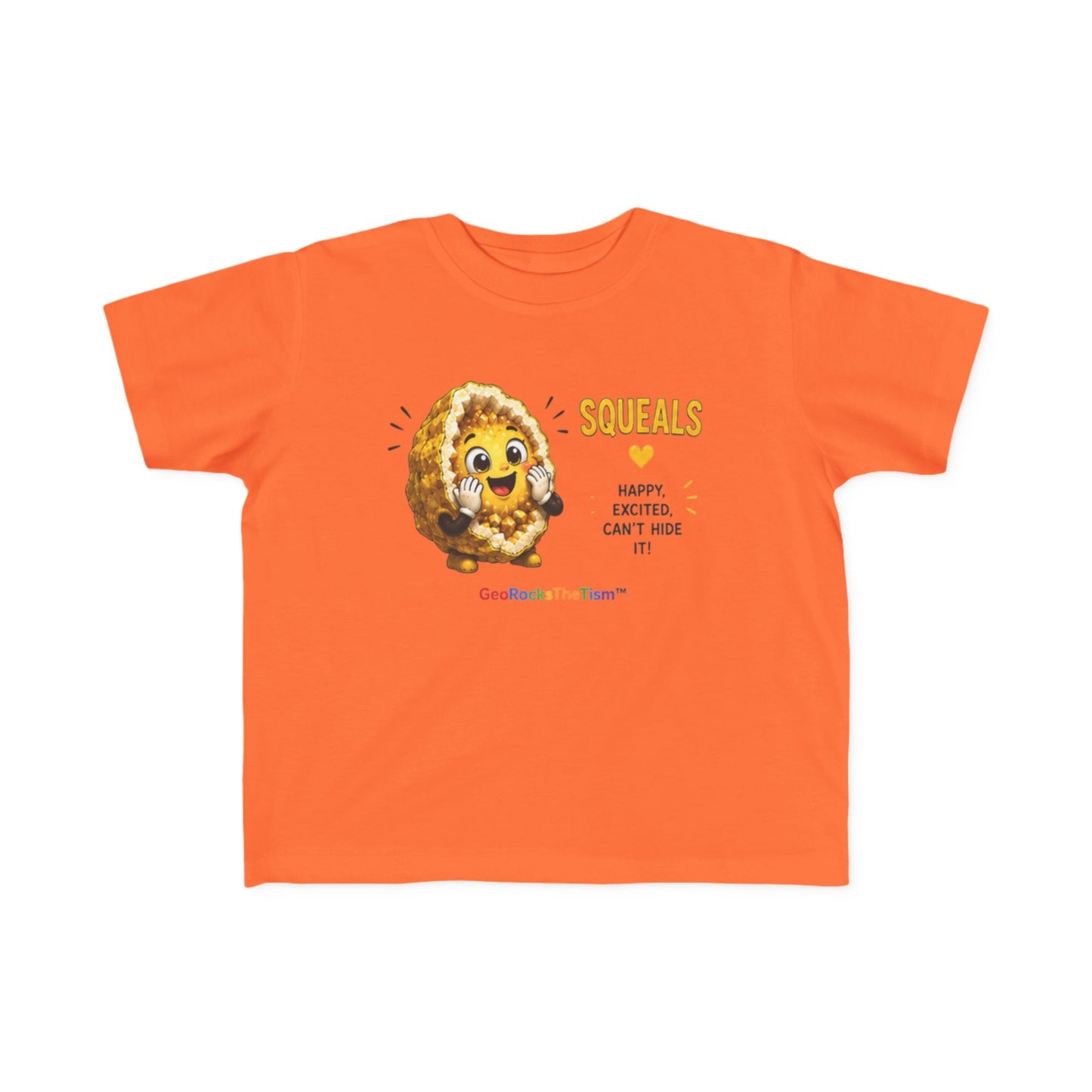 "Squeals" Stimming Geode Autism Self Sensory Regulation Toddler Tee