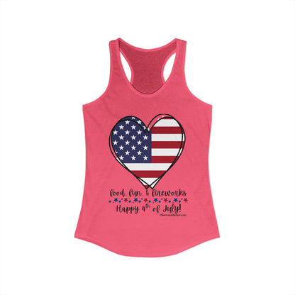 All Heart for America Racerback Tank