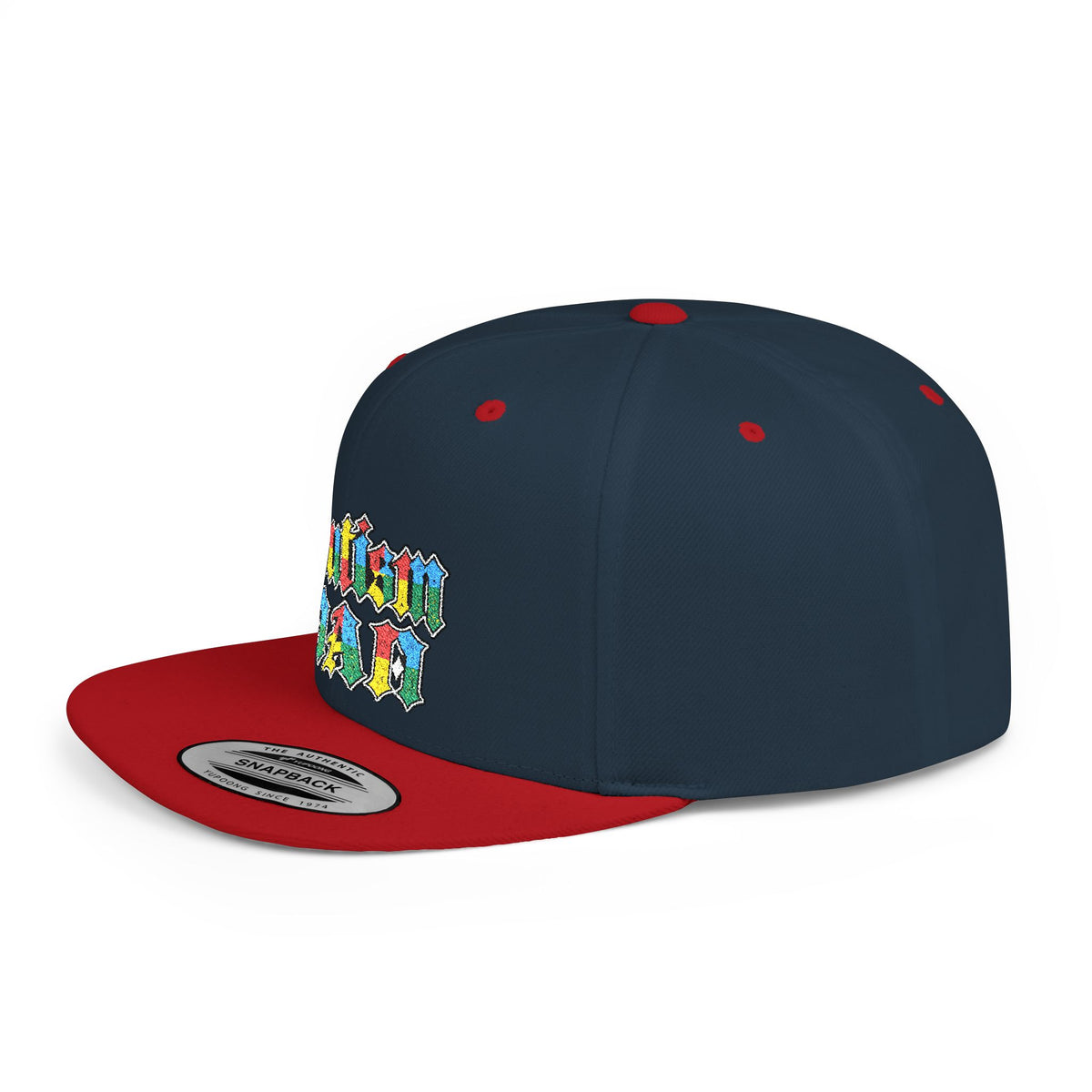 Autism Proud Dad Colorful Embroidered Snapback