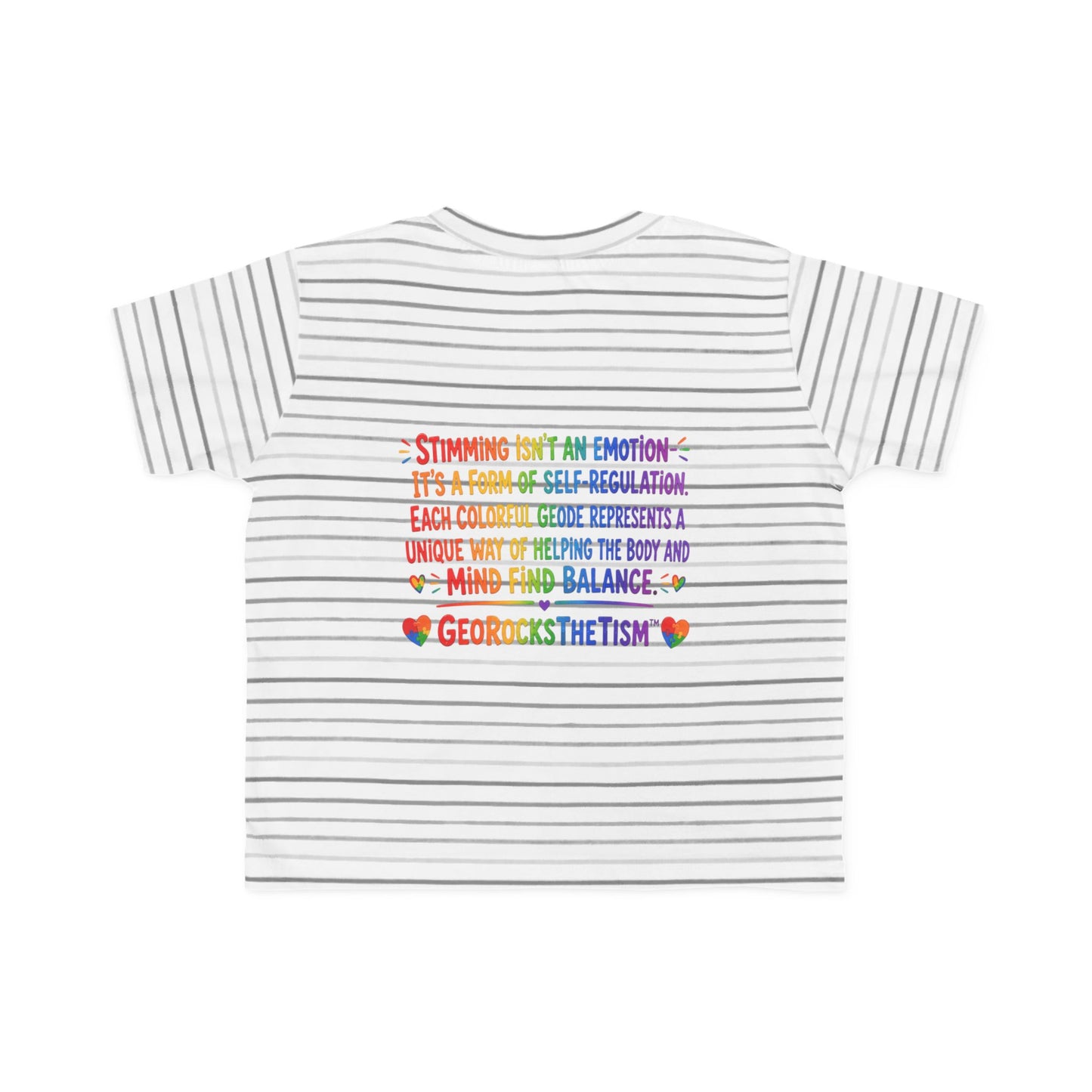 Educational Stimming Geode -Autism Self Sensory Regulation Toddler Tee
