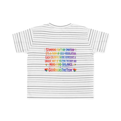 Educational Stimming Geode -Autism Self Sensory Regulation Toddler Tee