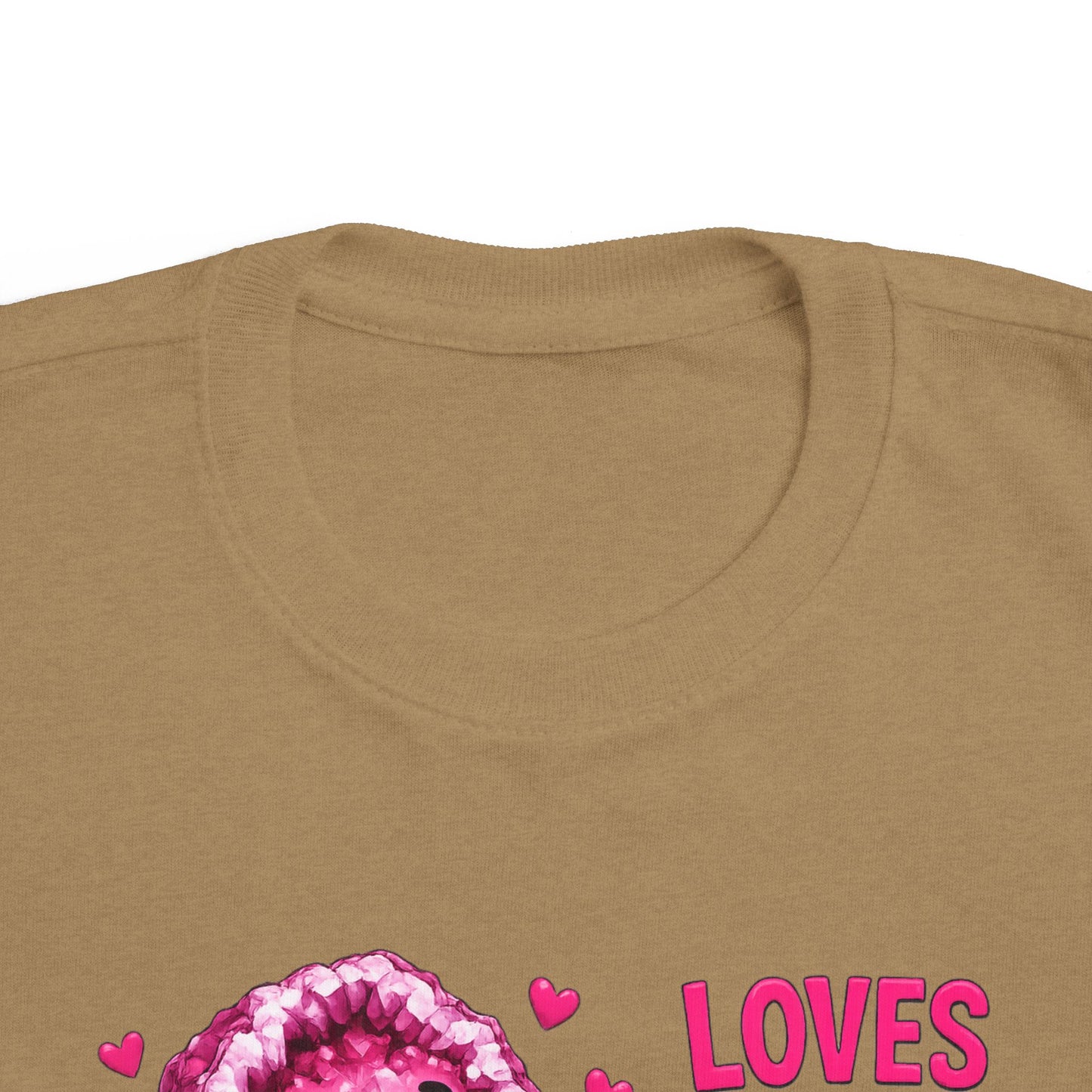 “Loves Soft Things” Stimming Geode Autism Self Sensory Regulation Toddler Tee