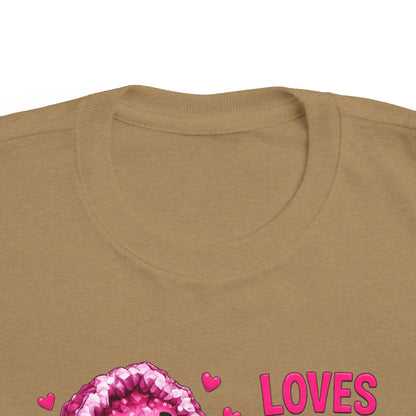 “Loves Soft Things” Stimming Geode Autism Self Sensory Regulation Toddler Tee