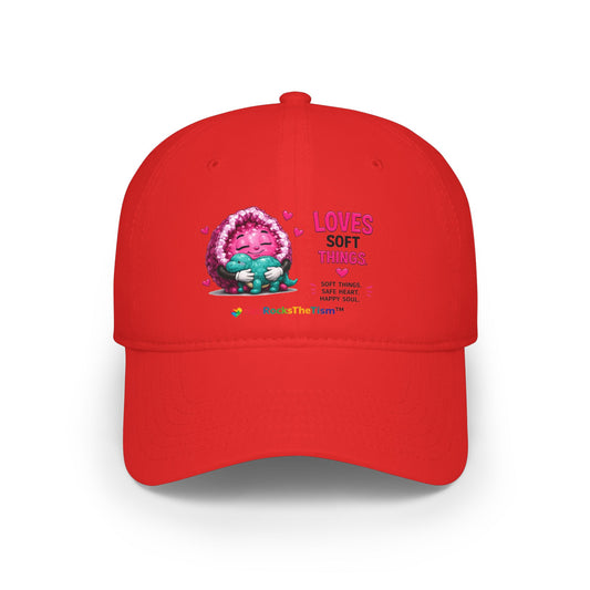 "Loves Soft Things" Stimming Geode -Autism Self Sensory Regulation Cap
