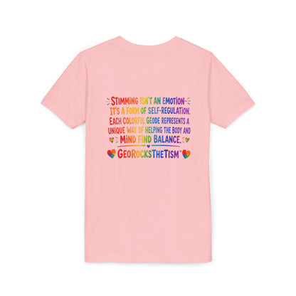 "Music Lover" Stimming Geode-Autism Self Sensory Regulation Youth Tee