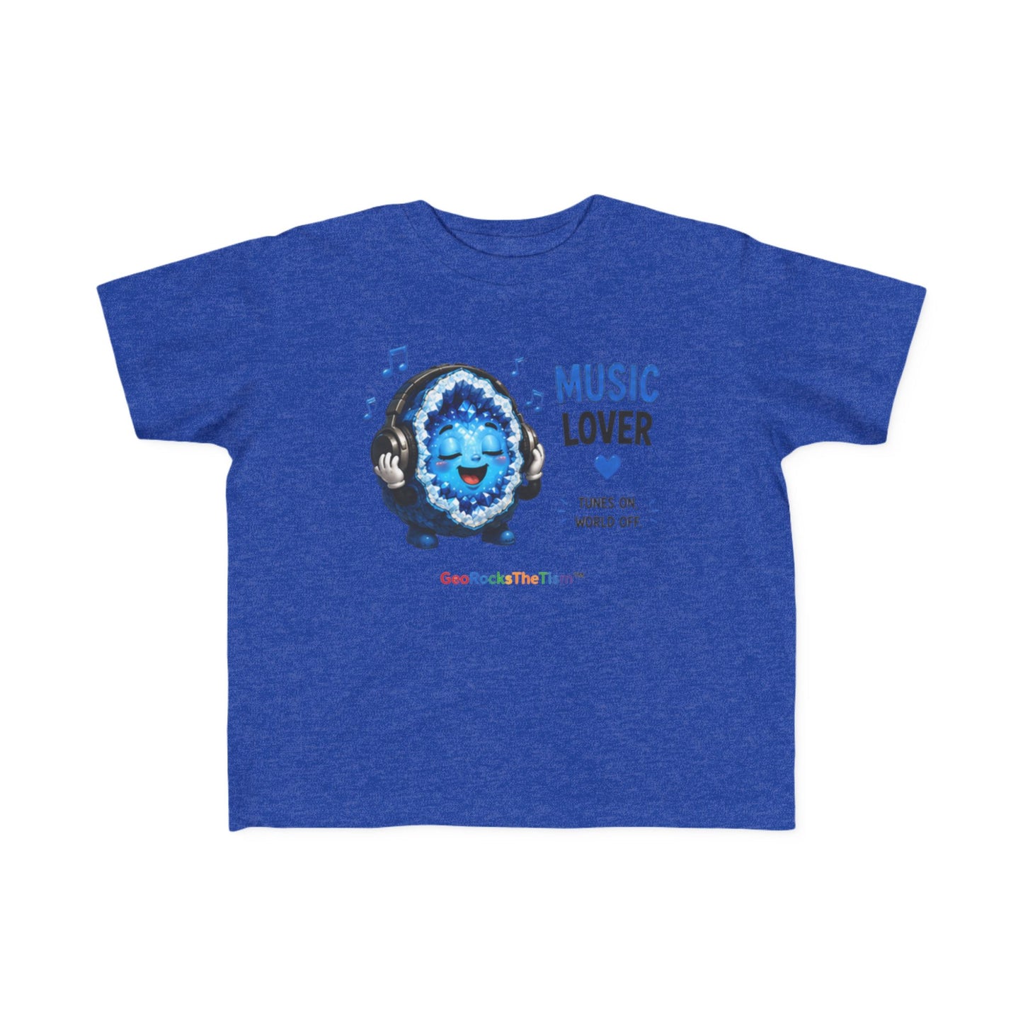 "Music Lover" Stimming Geode Autism Self Sensory Regulation Toddler Tee