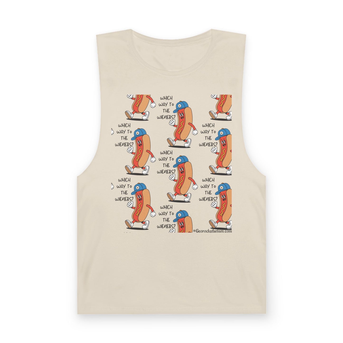 Unisex Hot Dog Era Muscle Tank