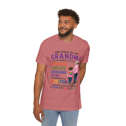 Grandma Autism Support T-Shirt – 'Some People Call Me Grandma' Advocate Tee - Geo Rocks The 'Tism