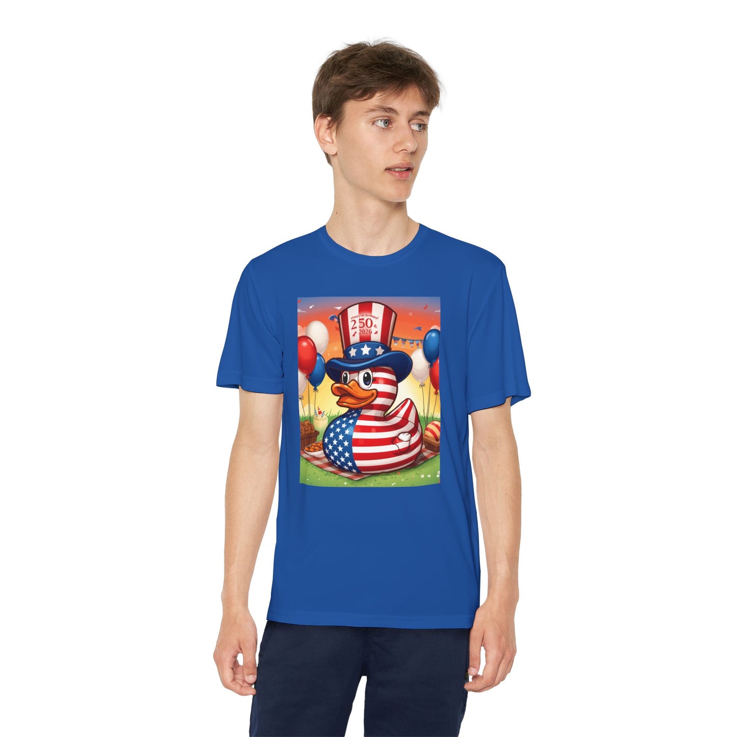 Uncle Sam Duck-USA 250th Anniversary T-Shirt