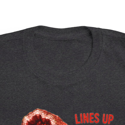 "Lines Up Toys" Stimming Geode Autism Self Sensory Regulation Toddler Tee