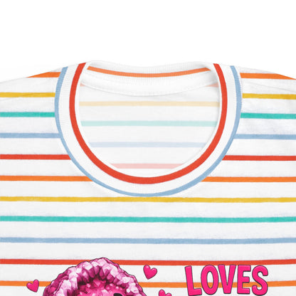 “Loves Soft Things” Stimming Geode Autism Self Sensory Regulation Toddler Tee