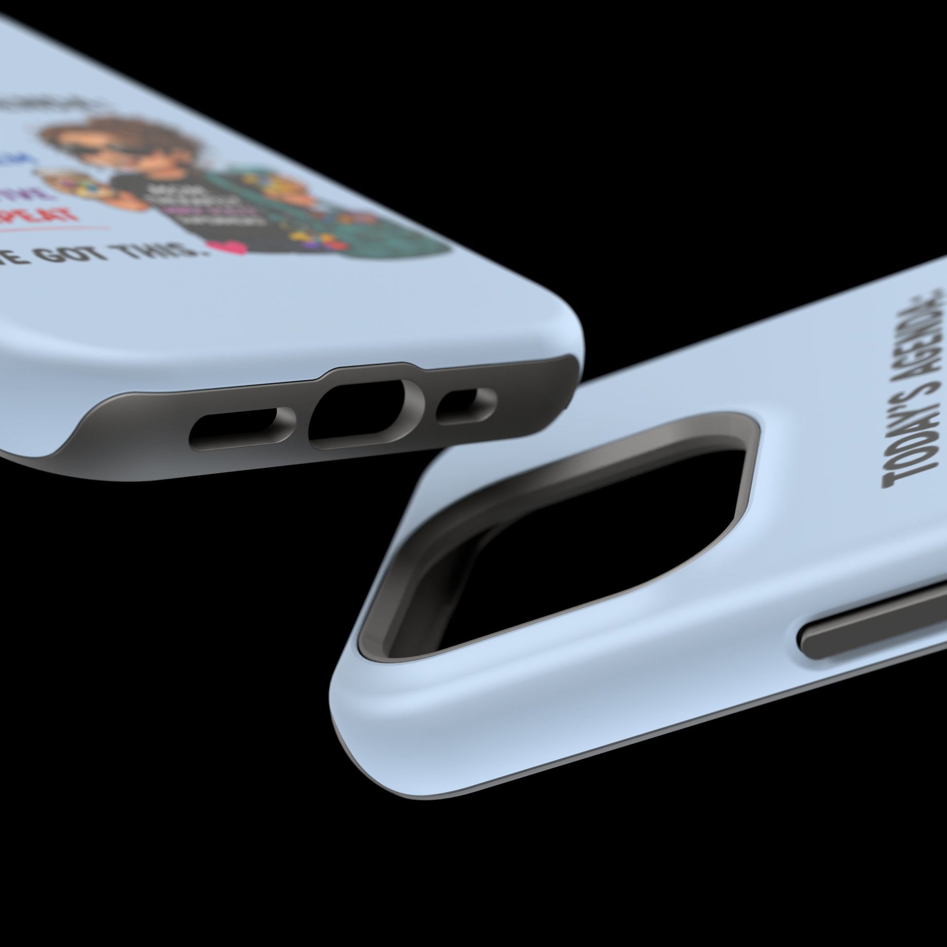 Nurse Mom Magnetic Impact-Resistant Phone Case — "Today's Agenda" Cute ER/Healthcare Gift - Geo Rocks The 'Tism