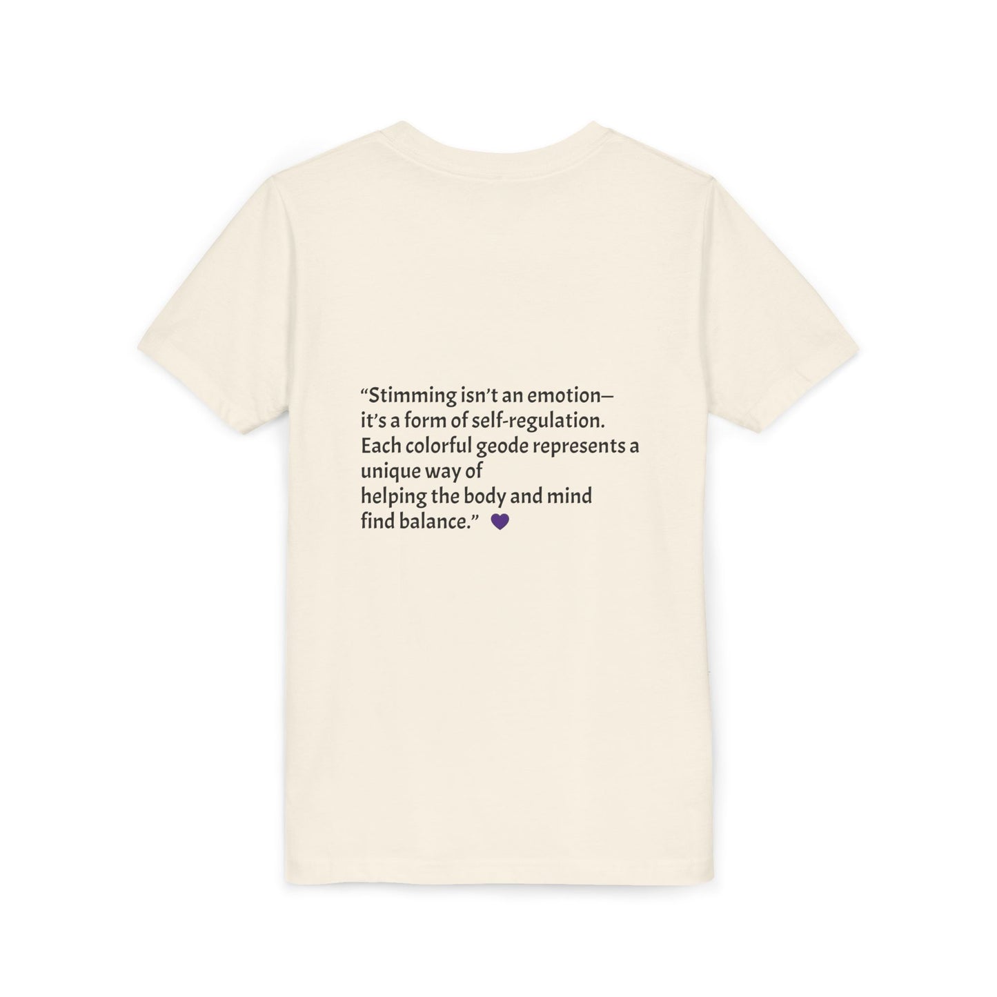 “GEO Flaps with Sticks!” Stimming Geode -Autism Self Sensory Regulation Youth Tee