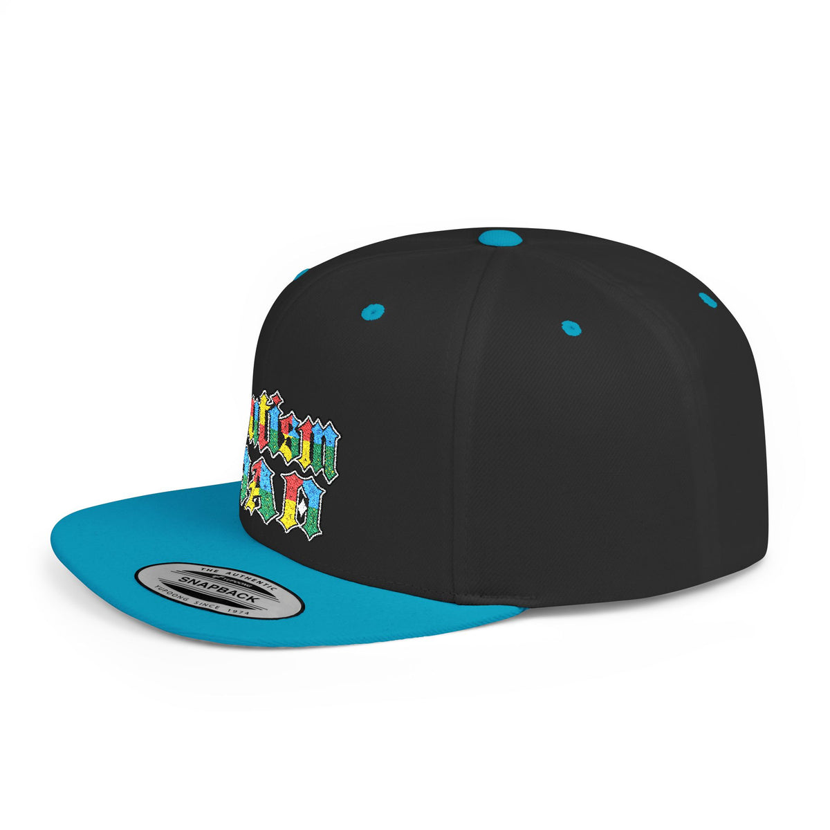 Autism Proud Dad Colorful Embroidered Snapback